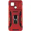 Чохол Epik Camshield Army Ring для Xiaomi Redmi 9C/10A ударостійкий Червоний/Red - мініатюра 4