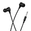 Дротові навушники Hoco M116 Benevolent універсальні earphones with microphone, 1.2m, 3.5mm, black - мініатюра 3