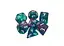 Набір кубиків Double Color Glitter 7 Dice Set - Aqua-Purple , 7 шт. (g7dglitdc02) - мініатюра 1