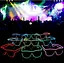 Очки светодиодные Leds солнцезащитные El Neon ray yellow неоновые - миниатюра 3