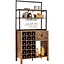 Стеллаж винный Costway Vinoteca кухонный шкаф в стиле Loft - миниатюра 1