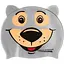 Шапочка для плавания Aqua Speed Zoo Bear Серый (1000-115-bear) - миниатюра 1
