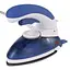 Дорожный мини утюг с функцией вертикального отпаривателя Mini Steam Iron HT-558B 1000Вт Синий - миниатюра 1
