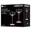 Набір келихів для шампанського Ardesto Black Mars Amber 2х200 мл AR2620AM - мініатюра 2