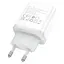 Сетевой адаптер питания Hoco C105A 20W Type-C и USB с быстрой зарядкой и кабелем Type-C to Type-C белый - миниатюра 5