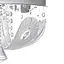 Люстра Brille потолочная торт с пультом LED E14 60W RGB WH (BCL-650S/3) - миниатюра 2