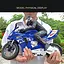 Мотоцикл на радиоуправлении Motorcycle Stunt Drift six-axis Gyroscope Blue - миниатюра 5