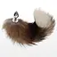 Анальна пробка з хвостом Taboom Foxtail Buttplug 50 см (мульті) - мініатюра 2