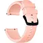 Ремінець силіконовий Tamister для годинника 20 мм Type B блідо рожевий - мініатюра 1