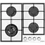 Варочная поверхность газовая Hansa 59 см чугун белый - миниатюра 1
