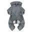 Дощовик для собак Waudog Clothes, водонепроникний, L55, В 77-79 см, С 50-55 см, сірий - мініатюра 3