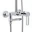 Душова система універсальна Qtap Taurus на три споживача (з виливом) QTTAU111CRM45665 Chrome, Хром - мініатюра 4