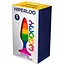 Силіконова анальна пробка Wooomy Hiperloo Silicone Rainbow Plug S діаметр 2.4 см довжина 9 см - мініатюра 2