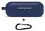 Чохол-накладка DK Silicone Candy Friendly з карабіном для Honor FlyPods 3 (011399) (dark blue) - мініатюра 2