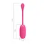 Віброяйце Pretty Love Kirk Remote 19.7 см рожевий - мініатюра 6