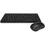 Комплект RAPOO 8000M Multi-mode Wireless Keyboard &amp; Mouse black (19096) - мініатюра 2
