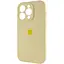 Чохол Epik Silicone Case Full Camera Protective AA для Apple iPhone 16 Pro 6.3 Жовтий/Mellow Yellow - мініатюра 2