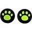 Накладки на стики Thumb Grips 2-pack для PS4-PS5-Xbox FootPrint Green [47554] - миниатюра 1