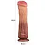 Фаллоимитатор LoveToy Dual Layered Silicone Cock 12" 30 см коричневый - миниатюра 8