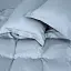 Простыня на резинке MirSon Tencel №04 Blue 180х190 см (2200009369896) - миниатюра 1
