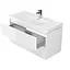 Тумба під умивальник Cersanit Crea підвісна 100 см Білий S924-021 30412 - мініатюра 2