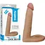Насадка на пенис с эрекционным кольцом Lovetoy The Ultra Soft Double 15.6 см телесный - миниатюра 1