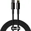 Кабель Baseus Tungsten Gold USB-C to Lightning 2m Black (CATLWJ-A01) [82115] - мініатюра 1