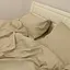 Комплект постельного белья Кретон нежно-желтого цвета Duna - двуспальный - миниатюра 4