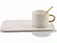 Чашка порцелянова з блюдцем та ложкою Interos LOVE 200 мл (3411) - мініатюра 2