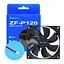Вентилятор Zezzio ZF-P120 2 Pin 120 мм (ZF-P120 2pin) - мініатюра 4