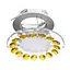 Светильник точечный Brille декоративный HDL-G133 Yellow MR16 162292 - миниатюра 1