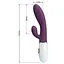 Вібратор-кролик Pretty Love Alvis 20 см фіолетовий - мініатюра 3