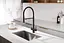 Cмеситель для кухни на две воды гибкий излив черный Nett GFВ-56 Черный матовый - миниатюра 3