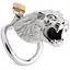 Клетка для члена Master Series Tiger King Cock Cage With Lock - миниатюра 1