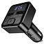 АЗП FM модулятор Borofone BC63 Selecto QC3.0 (2USB-A) Black - мініатюра 1