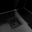Кухонная мойка 60x50 PVD черная Platinum Handmade с подставкой для ножей, Черный - миниатюра 6