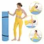 Коврик (мат) спортивный 4FIZJO TPE Gigant 200 x 125 x 2 см для йоги и фитнеса Sky Blue (P-5907739318985) - миниатюра 2
