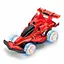 Радиоуправляемая машинка ZJ 23053 A-05, футуристический дизайн, пульт 2.7 GHz, аккумулятор 3.6 V, с подсветкой, Красная - миниатюра 1