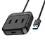 Hub адаптер Hoco Easy 4-in-1 converter HB31 (Usb to Usb3.0+Usb2.0x3) (L=0.2M) - миниатюра 4