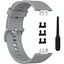 Ремешок DK для Huawei Watch Fit / Fit SE Silicone Sport Full Light Classic (grey) - миниатюра 2