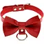 Чокер з грайливим бантом Червоний K0593-2 - мініатюра 1
