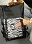 Жіночий рюкзак Sambag RollTop Hacking чорний принт "Zebra" 41 х 30 х 16 см (24460146) - мініатюра 8