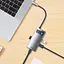 USB-хаб Baseus Metal Gleam Series 4-in-1 Gray (WKWG070113) [110336] - мініатюра 6