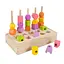 Дитяча дерев’яна іграшка "Пірамідка-сортер" C9407, 8 карток - мініатюра 1