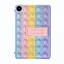 Чохол SoftGel Kids дитячий pop-it Samsung Galaxy Tab A9 8.7 SM X110 X115 Веселка Фіолетовий - мініатюра 2