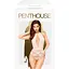 Боді з глибоким декольте та високими трусиками Penthouse - Toxic Powder White M/L - мініатюра 3