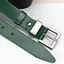 Ремінь жіночий шкіряний JK-3023 під джинси зелений (115 см) - мініатюра 4