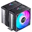 Кулер для процесора Jonsbo CR-3000E чорний алюміній/мідь 2x120 мм RGB для Intel 1851/1700/1200/115x AMD AM4/AM5 - мініатюра 1