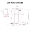 Вытяжка островная PERFELLI CGS 9632 I 1000 LED - миниатюра 12