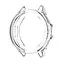 Комплект Tamister для годинника Xiaomi Watch 2Pro (бампер прозорий + ремінець Rolex design 22 мм сріблястий) - мініатюра 3